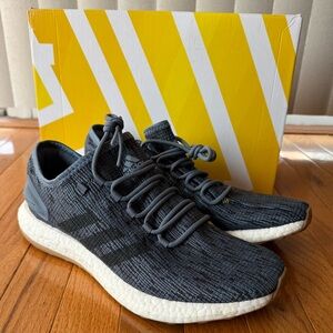 Adidas PureBoost Running Shoes Blue/Black Gum Soles Men’s Size 11.5D